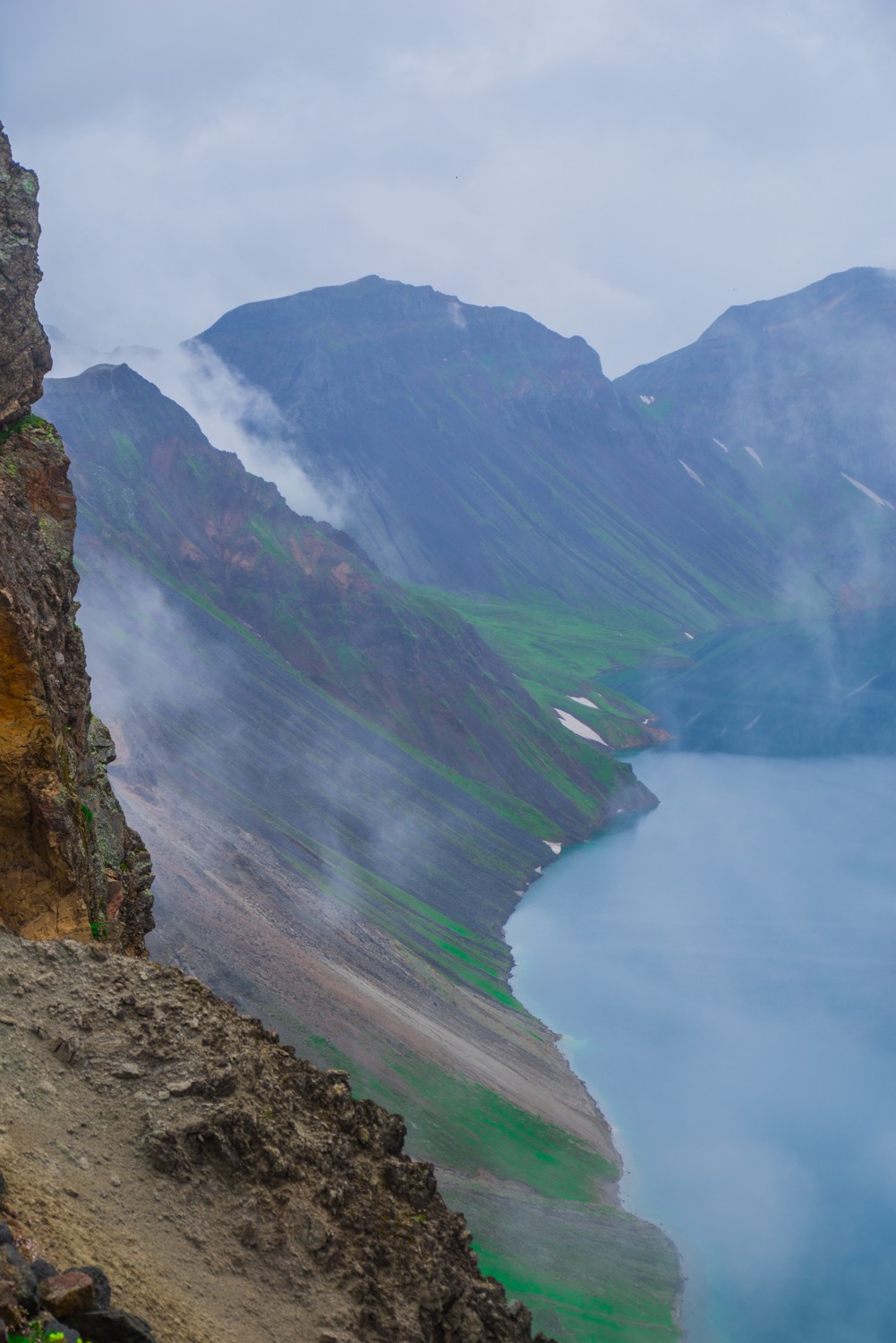 雾雨中的长白山天池-中关村在线摄影论坛