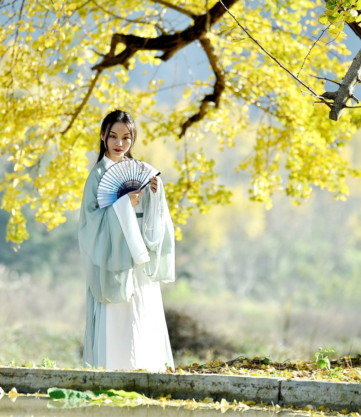金秋十月古风人像