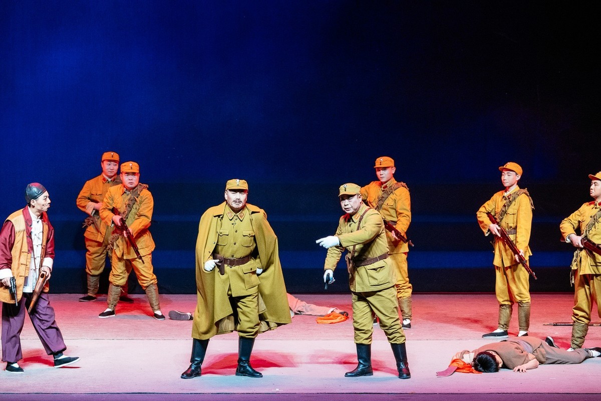 秦腔现代戏《根据地》的剧照