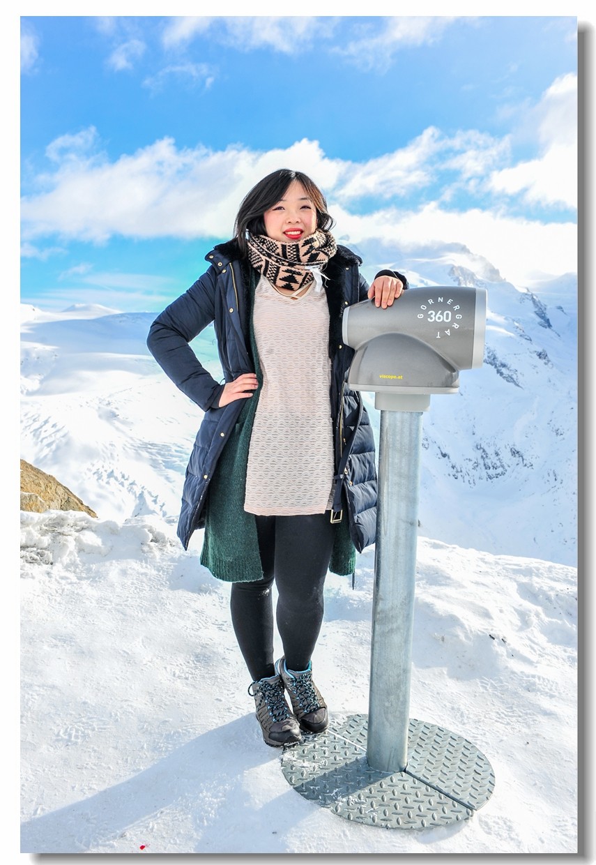 踏雪留影（瑞士马特宏峰）