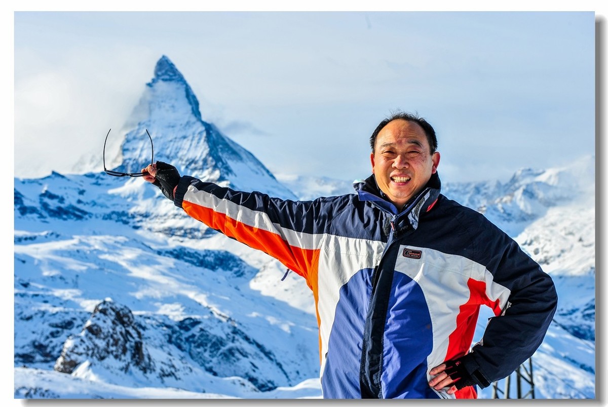 踏雪留影（瑞士马特宏峰）