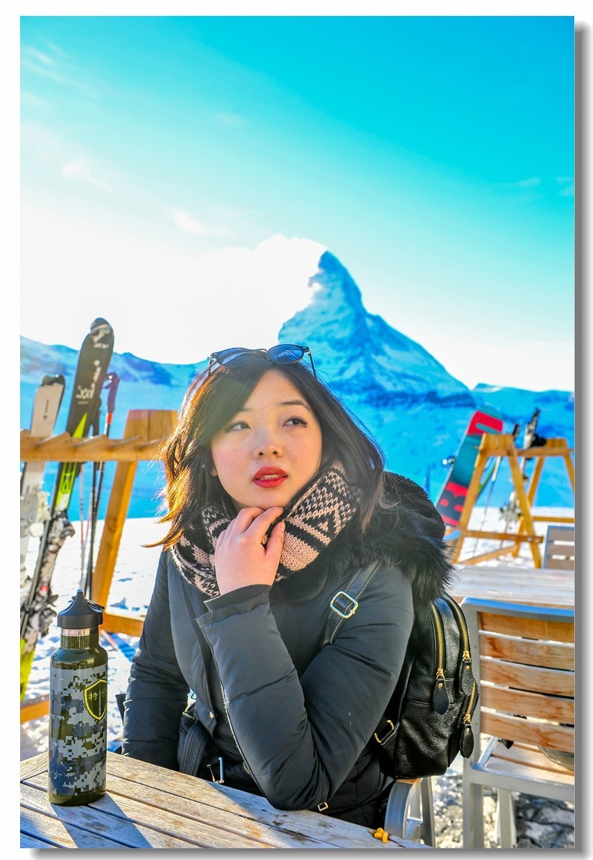 踏雪留影（瑞士马特宏峰）