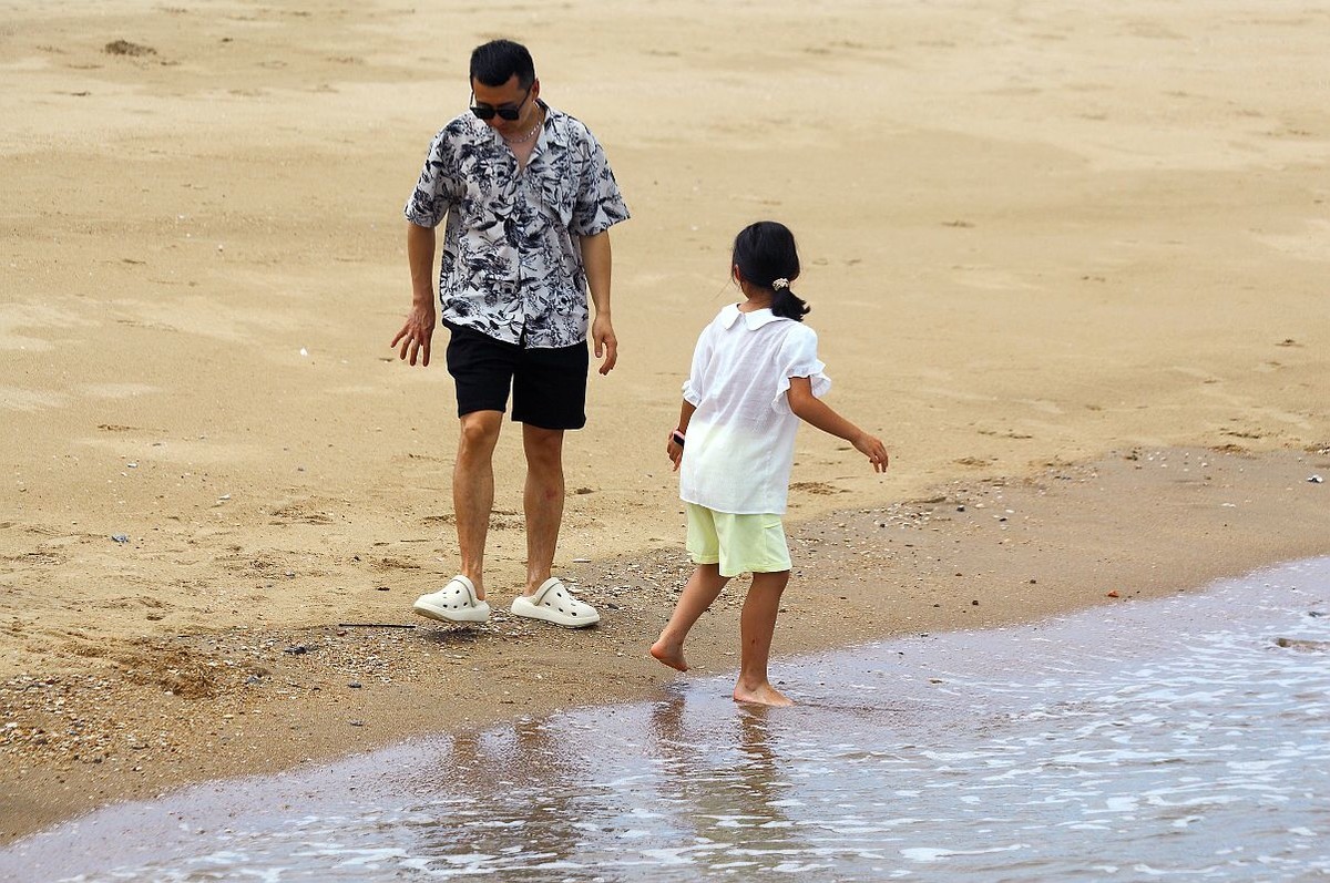 厦门沙滩——对面便是金门岛 （三）