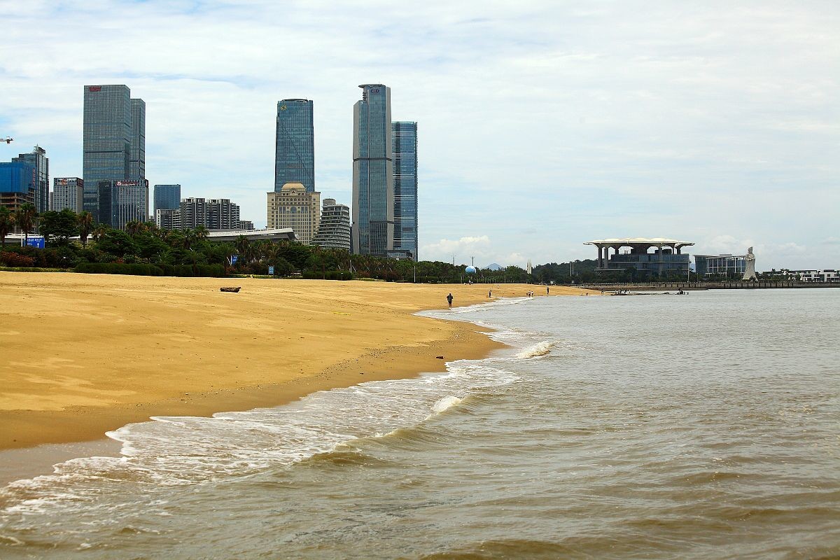 厦门沙滩——对面便是金门岛 （三）