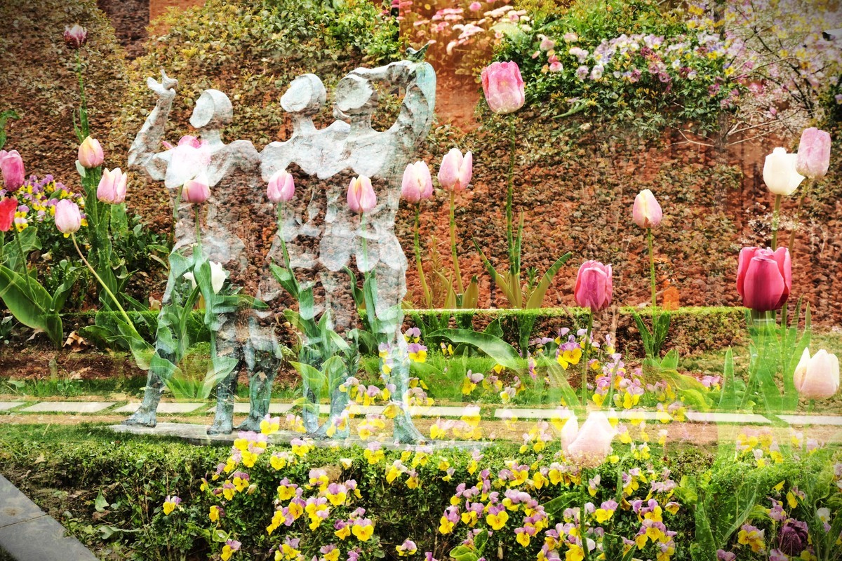 【上海中山公园春景】