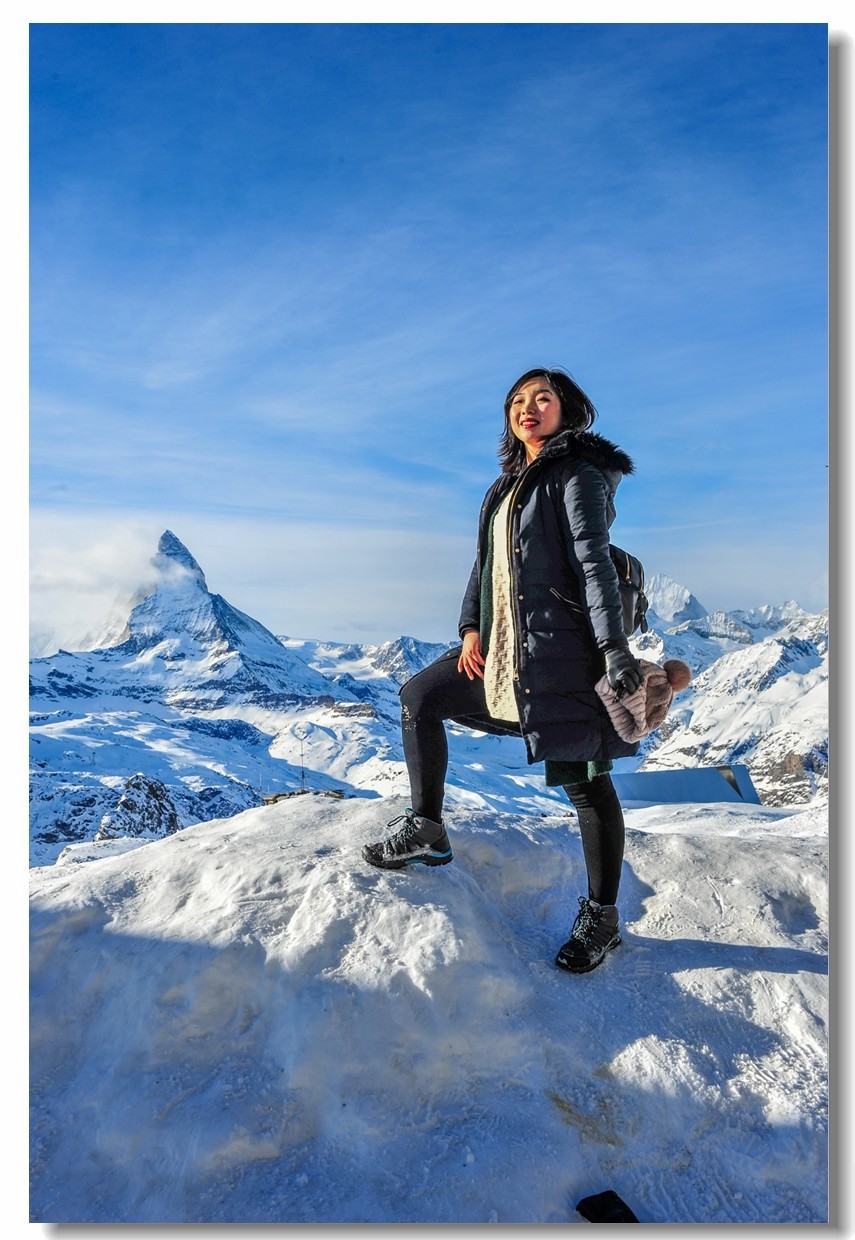 踏雪留影（瑞士马特宏峰）