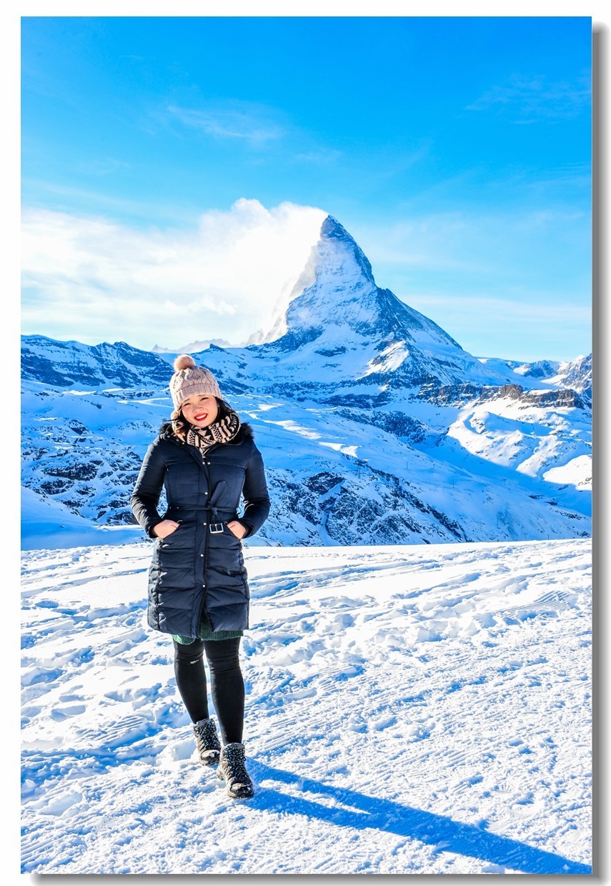 踏雪留影（瑞士马特宏峰）