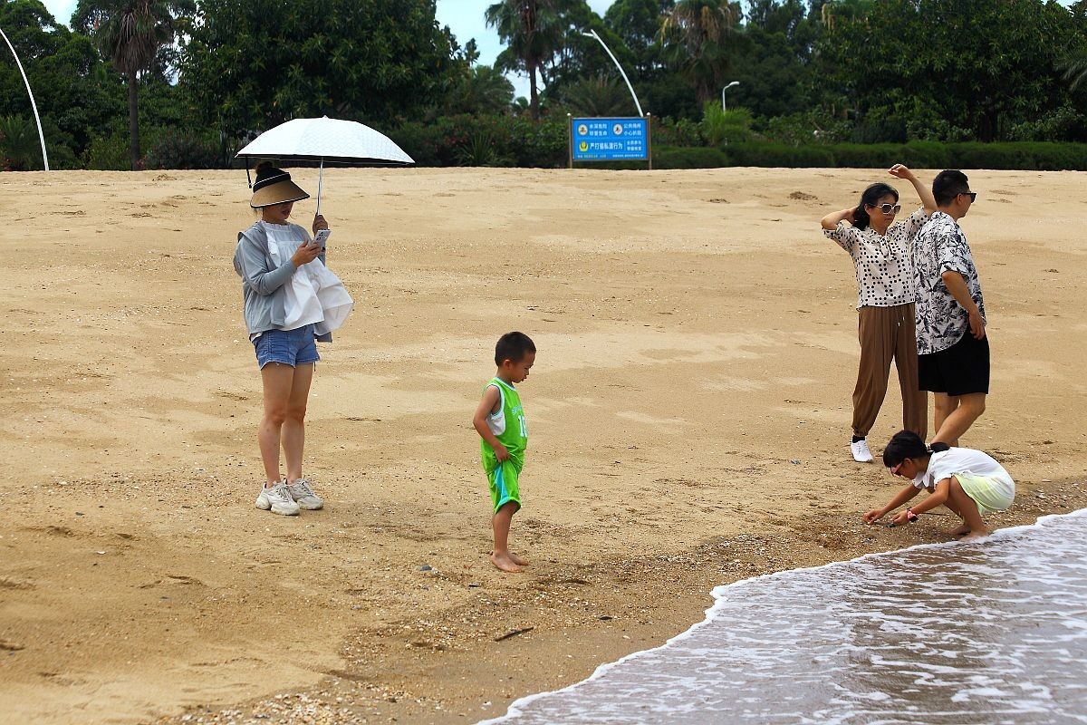 厦门沙滩——对面便是金门岛 （三）