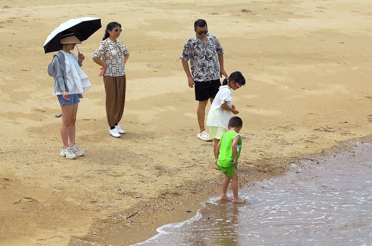 厦门沙滩——对面便是金门岛 （三）