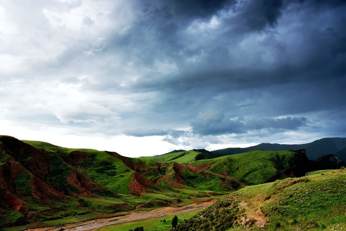 同德县河北乡石藏丹霞观景台【2】