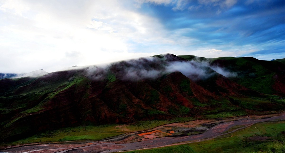 同德县河北乡石藏丹霞观景台【3】