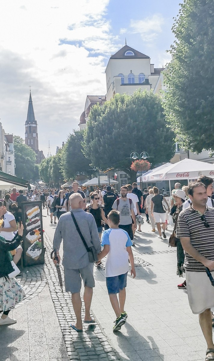 留影“索波特”（波兰）