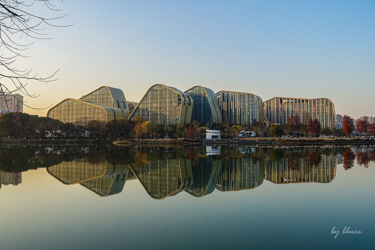 元旦游走白马湖公园