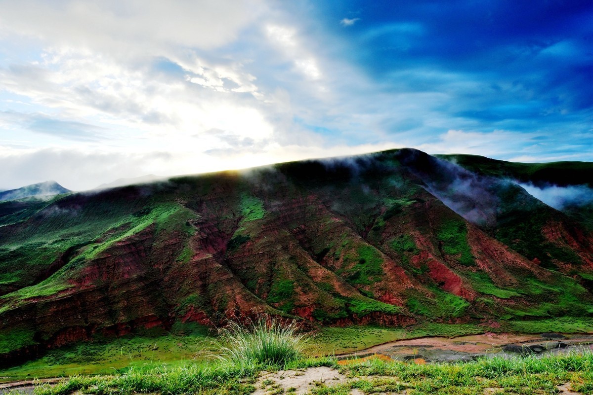 同德县河北乡石藏丹霞观景台【2】