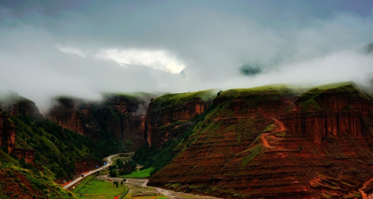 同德县河北乡石藏丹霞观景台【3】