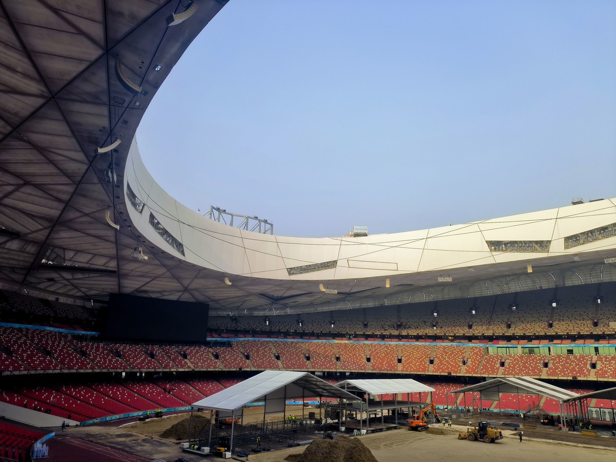 北京鸟巢手机随拍