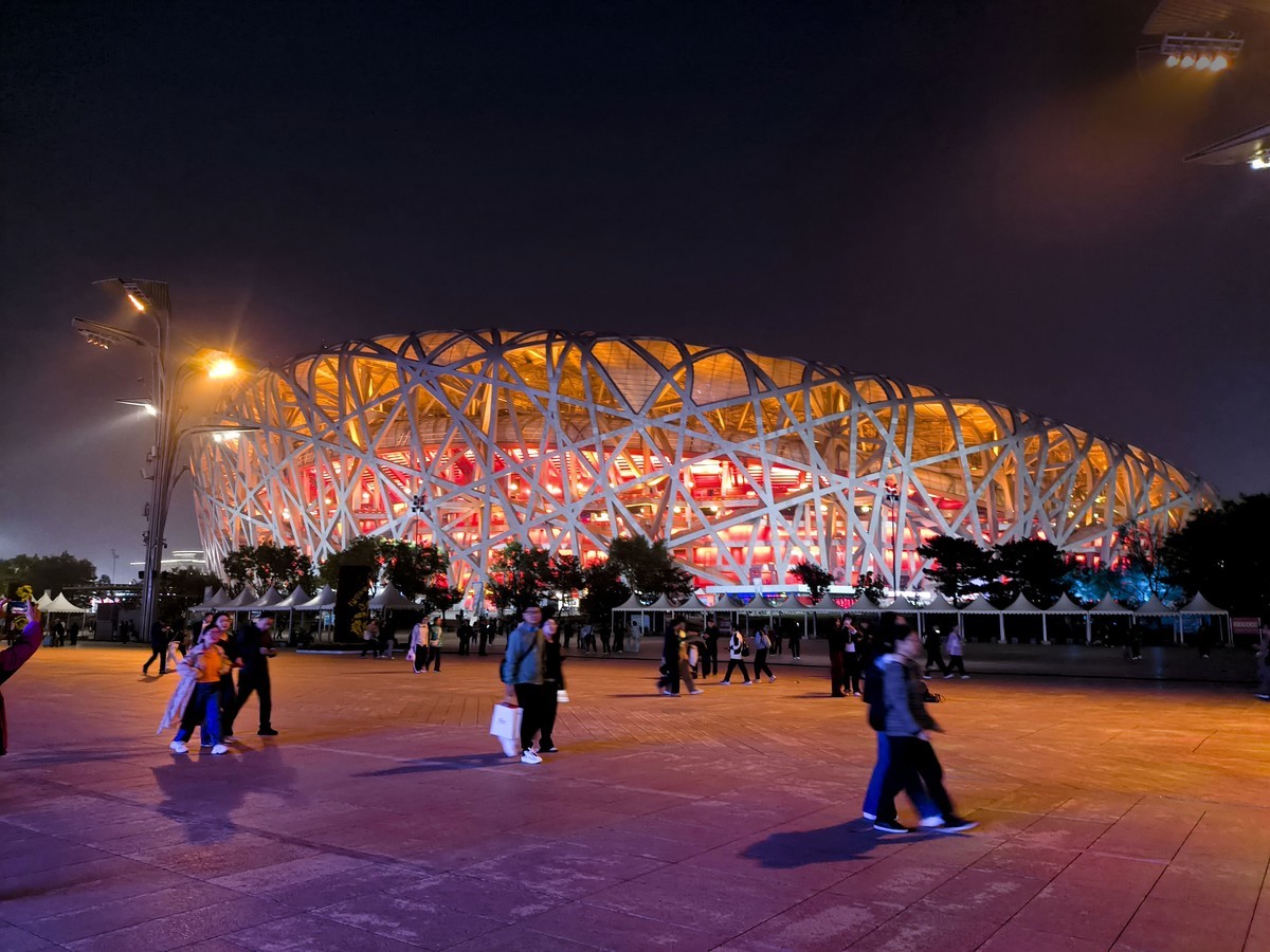 北京鸟巢手机随拍