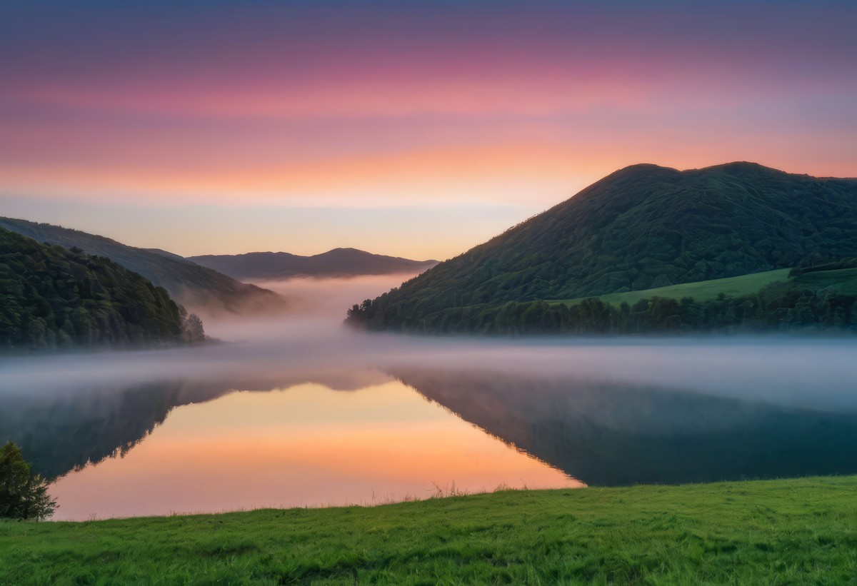 高空俯瞰，森林河流美景令人心旷神怡
