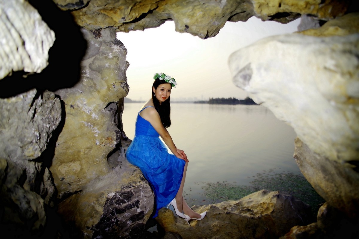 环境人像----落雁岛上！