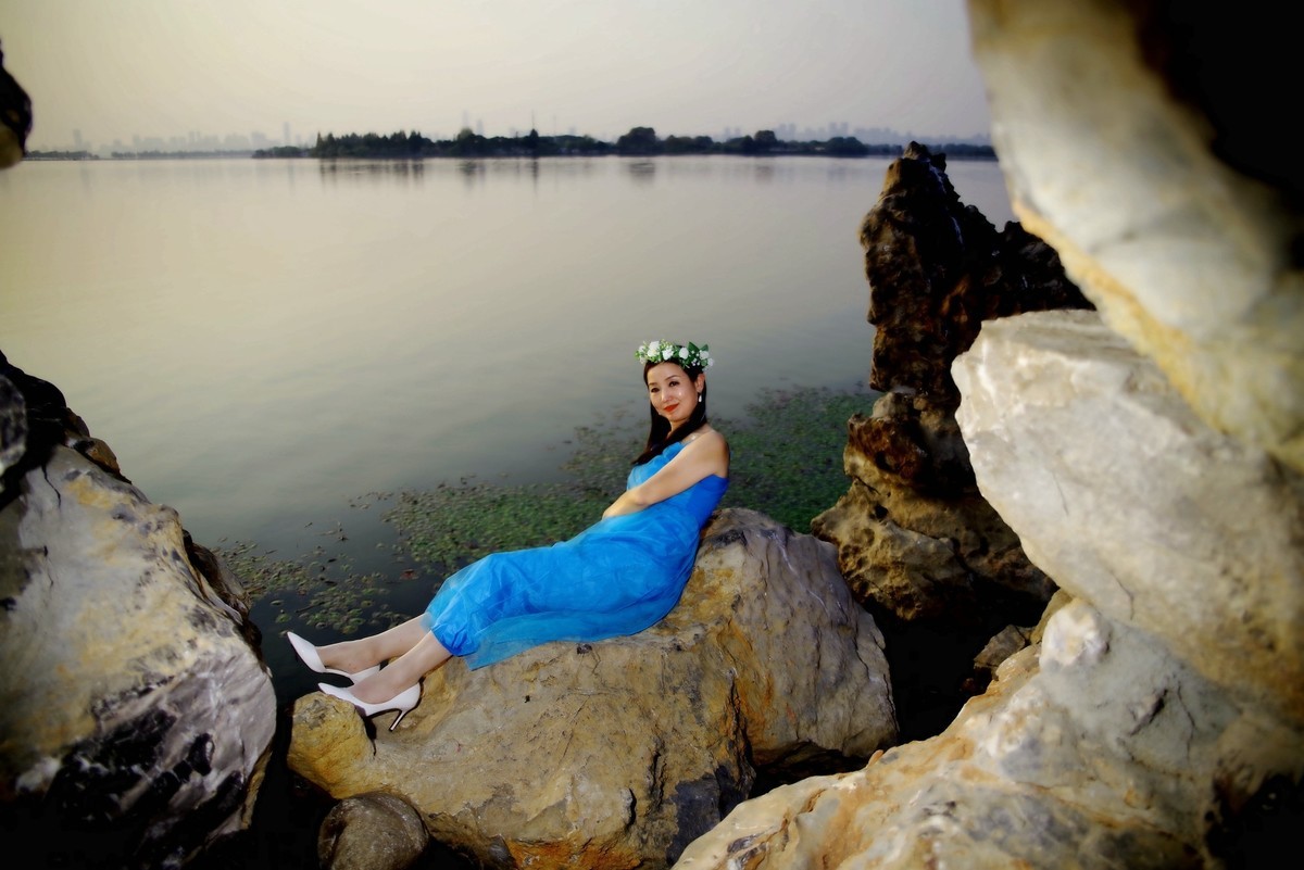 环境人像----落雁岛上！