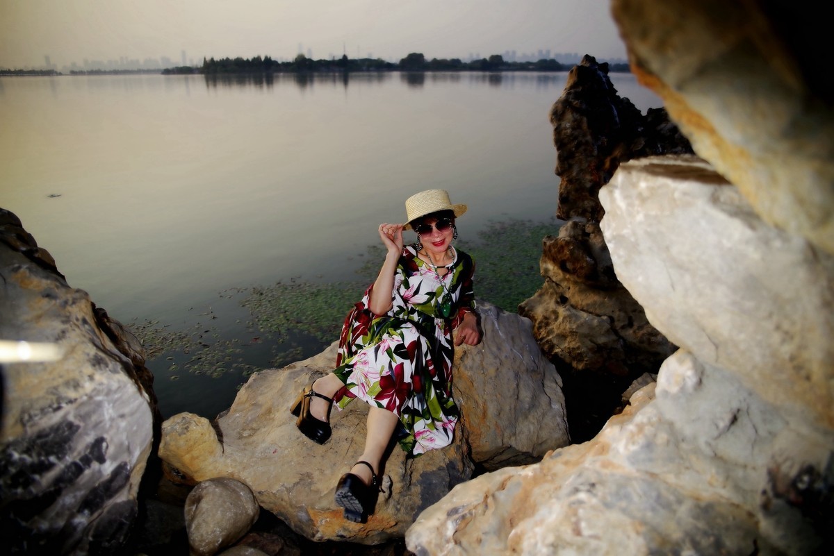 环境人像----落雁岛上！