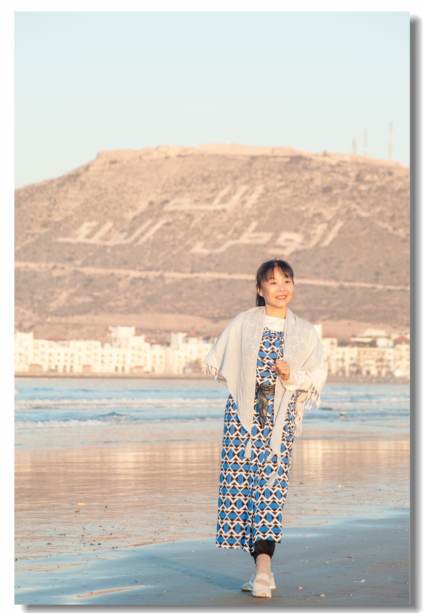 沙海留影（摩洛哥）