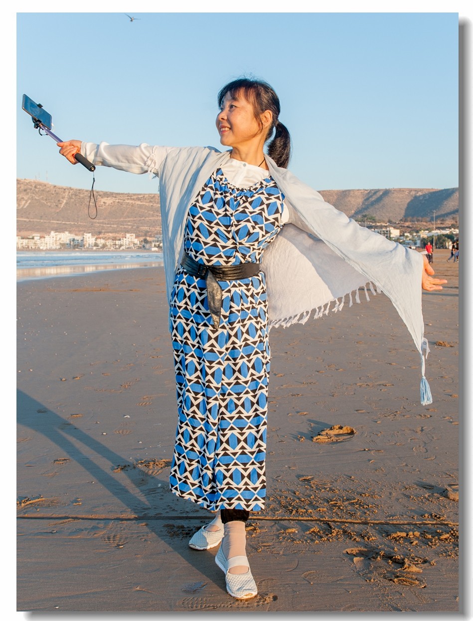 沙海留影（摩洛哥）