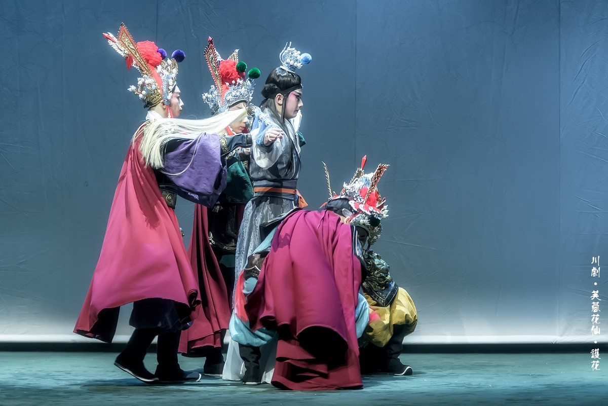 川剧《芙蓉花仙》（王母怒幽芙蓉仙，仙童护花贬凡间）