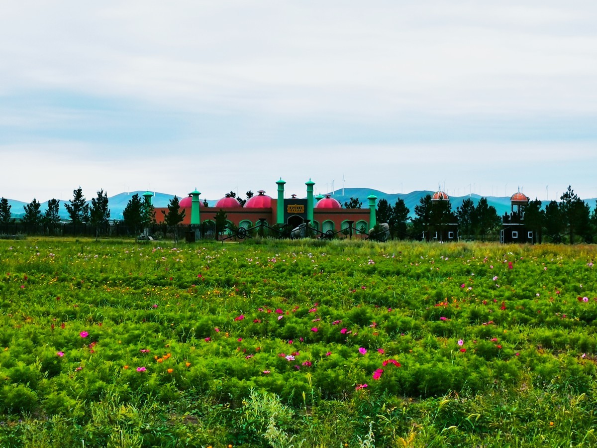 春暖花开的京北草原大汗行宫~~
