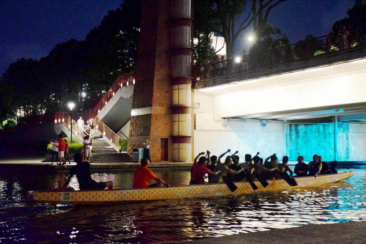 2023秋 广东行（23）叠滘龙舟披夜色