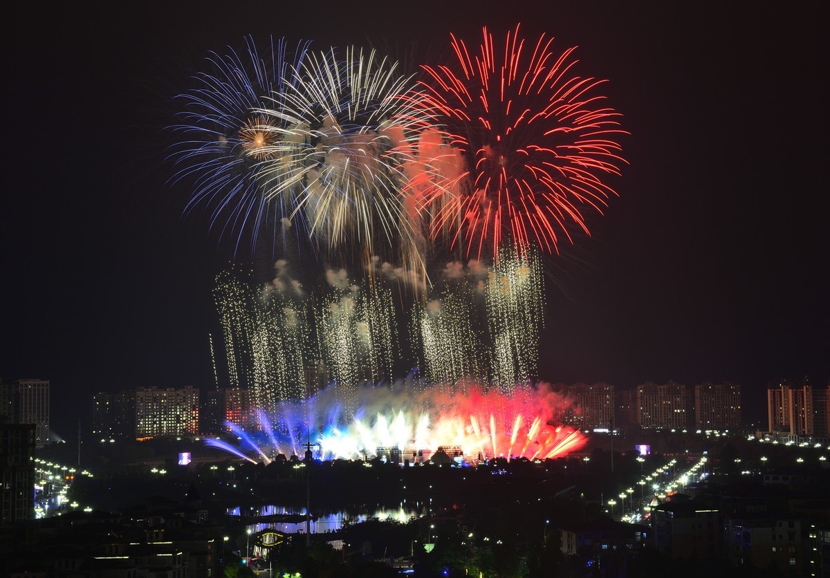 万载第五届国际烟花文化节焰火(3)