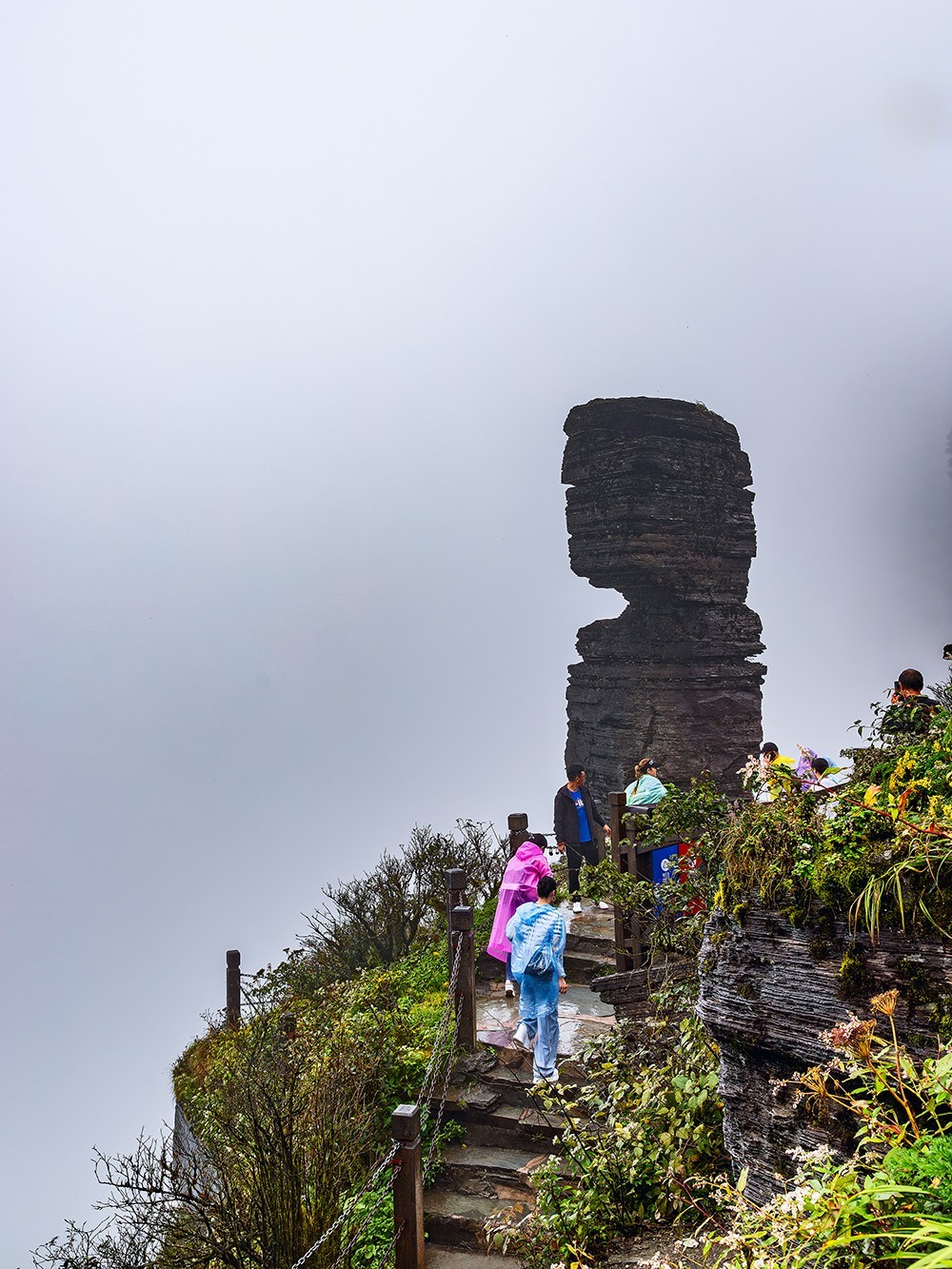 旅游记录 ：贵州 · 铜仁 · 雨雾中的梵净山