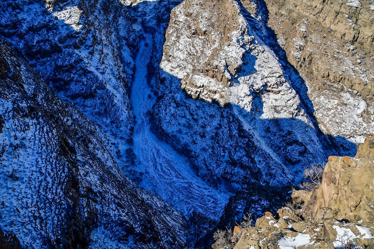 雪后去爬贺兰山