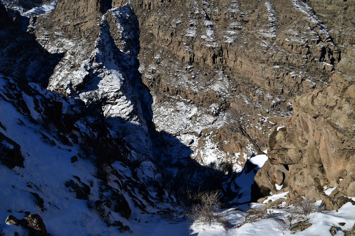 雪后去爬贺兰山
