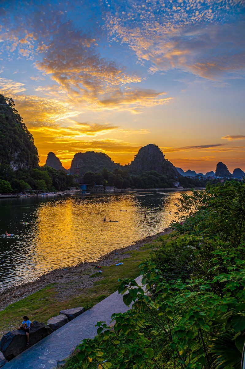 夕阳美如画清风醉晚霞晚霞风光拍摄