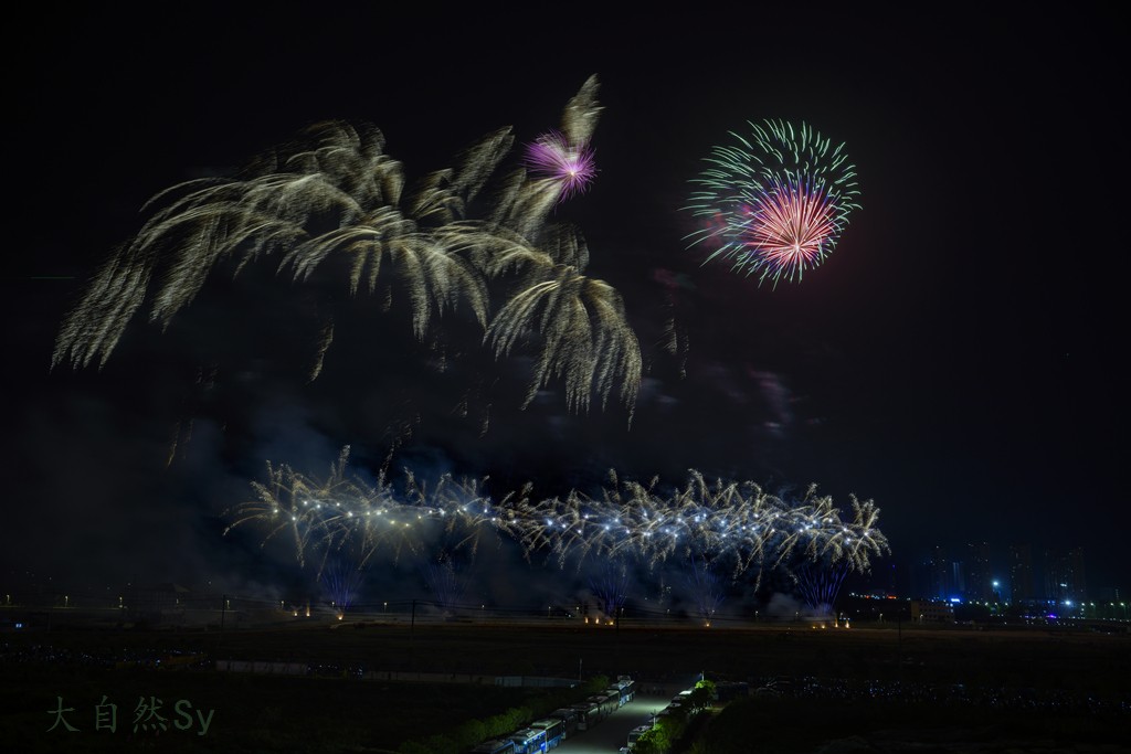 桃江焰火晚会随拍