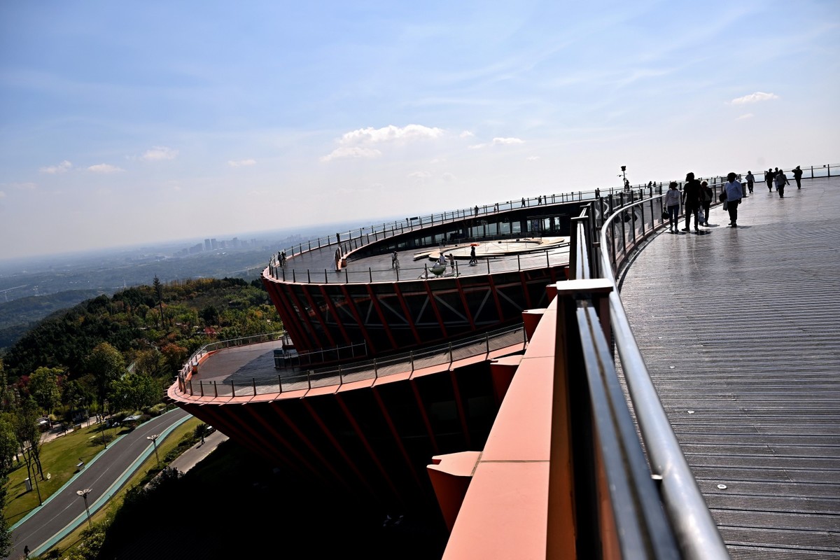 秋高气爽之丹景台