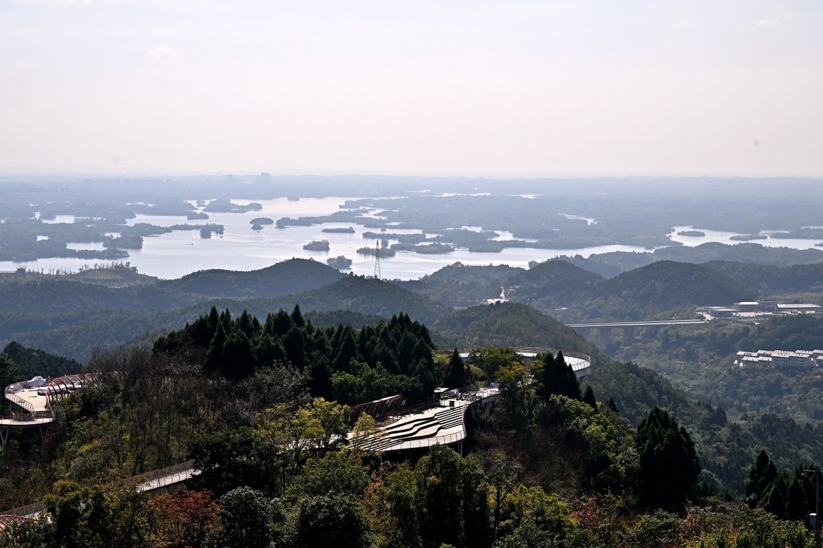 秋高气爽之丹景台