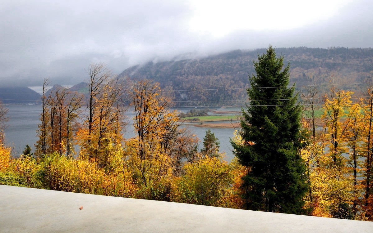 阿尔卑斯山脚下的风光