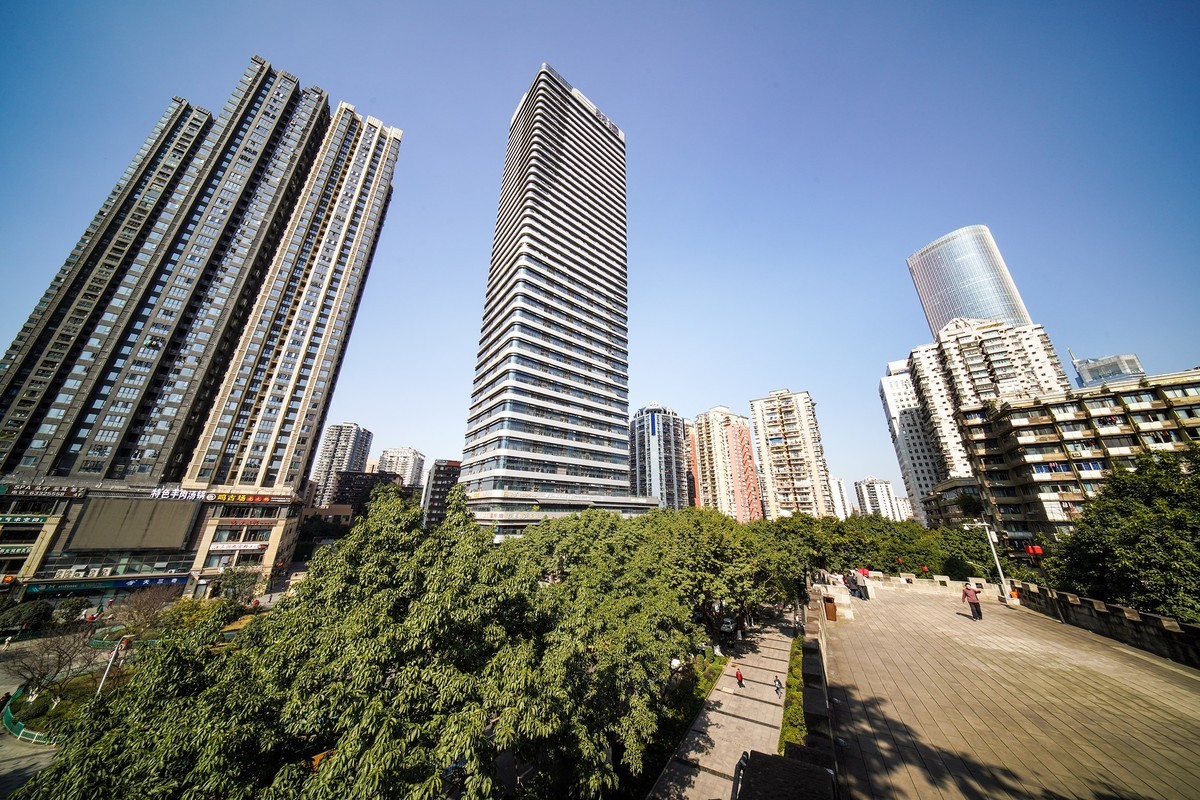 通远门城楼观景