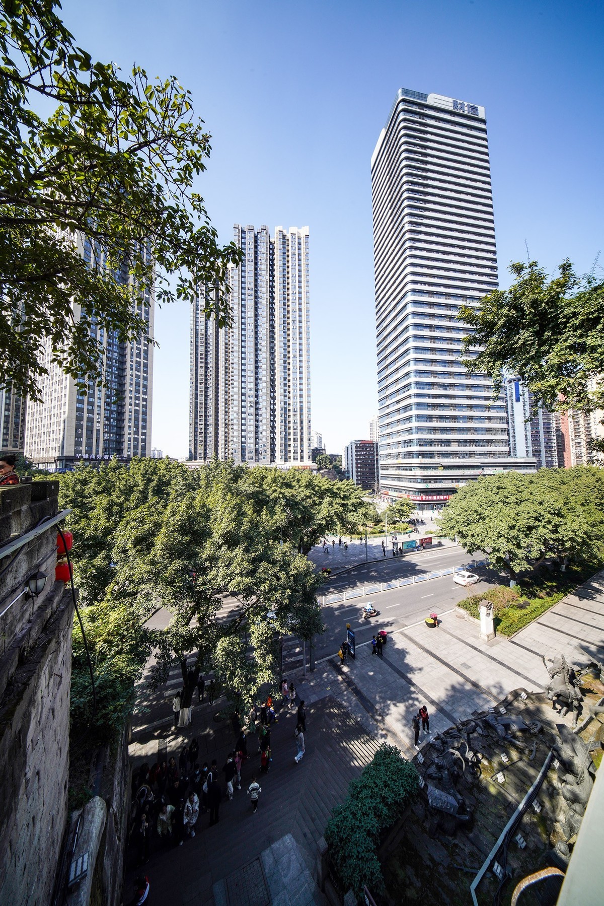 通远门城楼观景