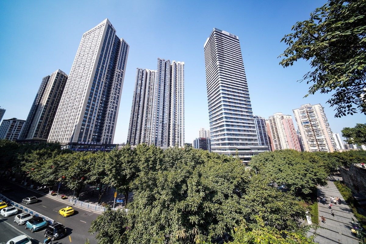 通远门城楼观景