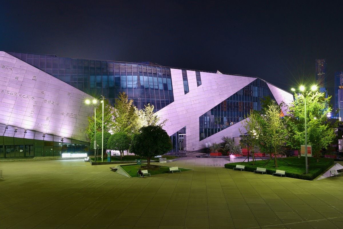 长沙滨江文化园夜景