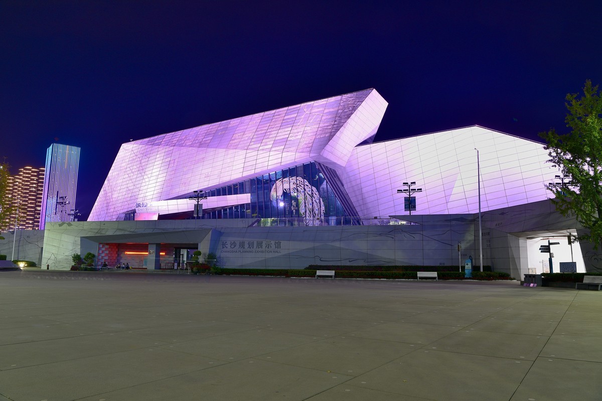 长沙滨江文化园夜景