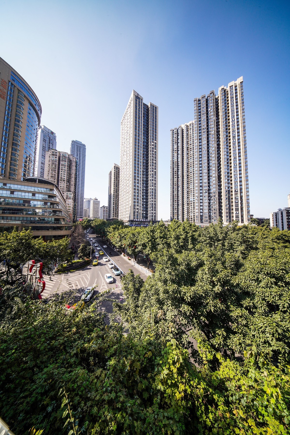 通远门城楼观景