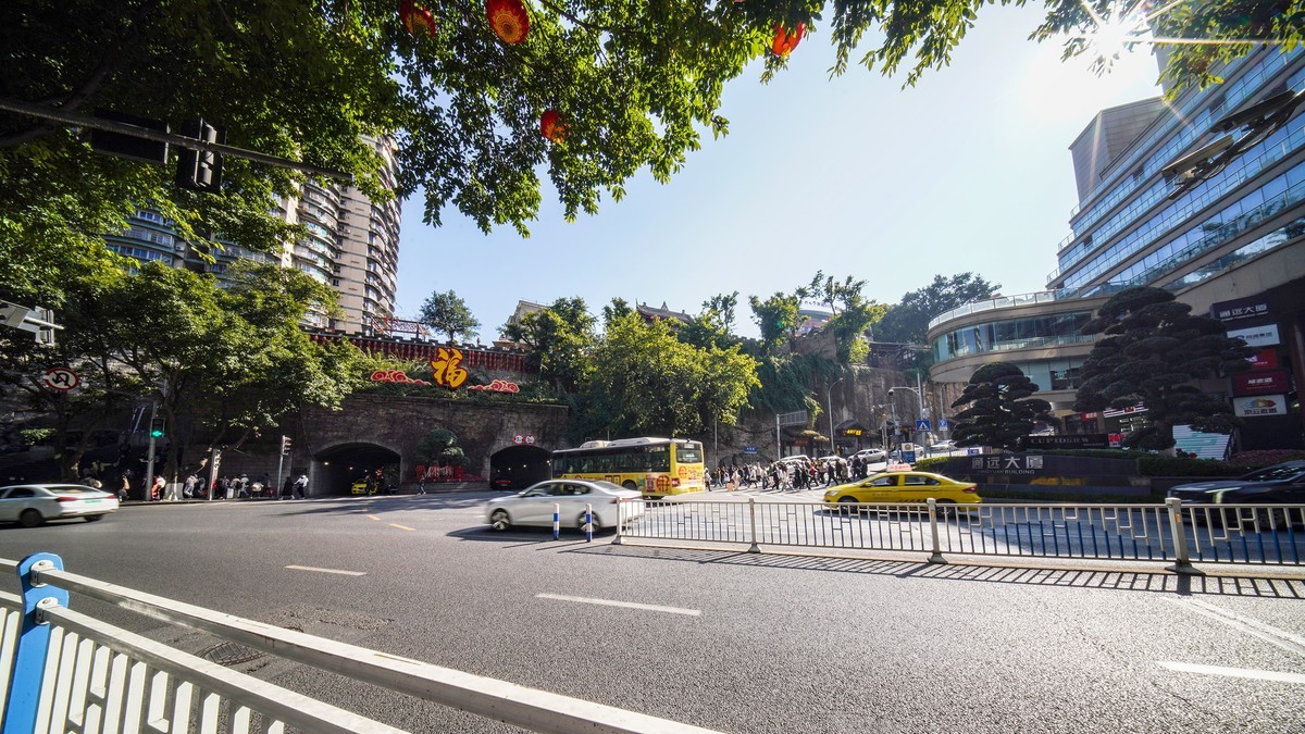 通远门城楼观景