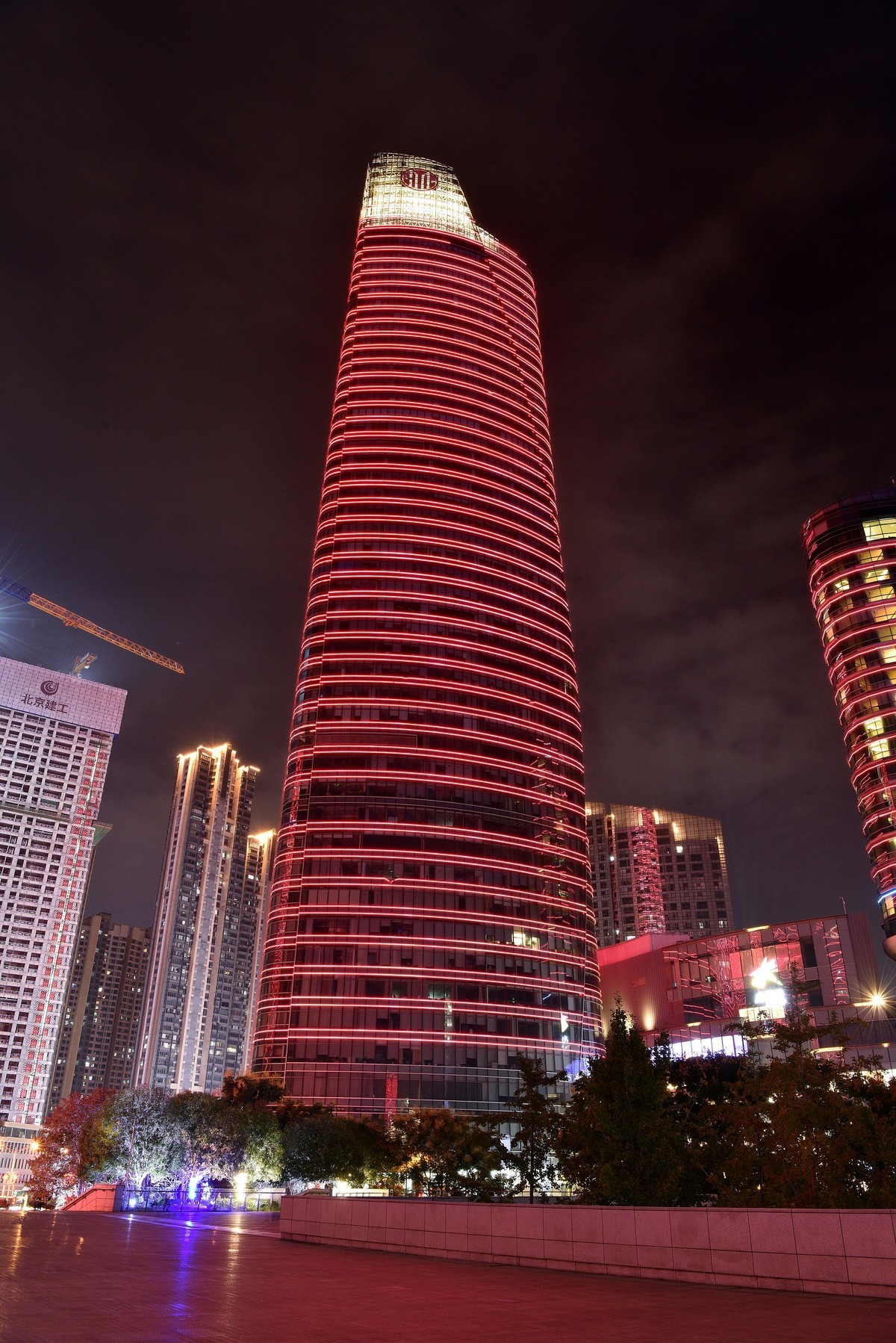 长沙滨江文化园夜景