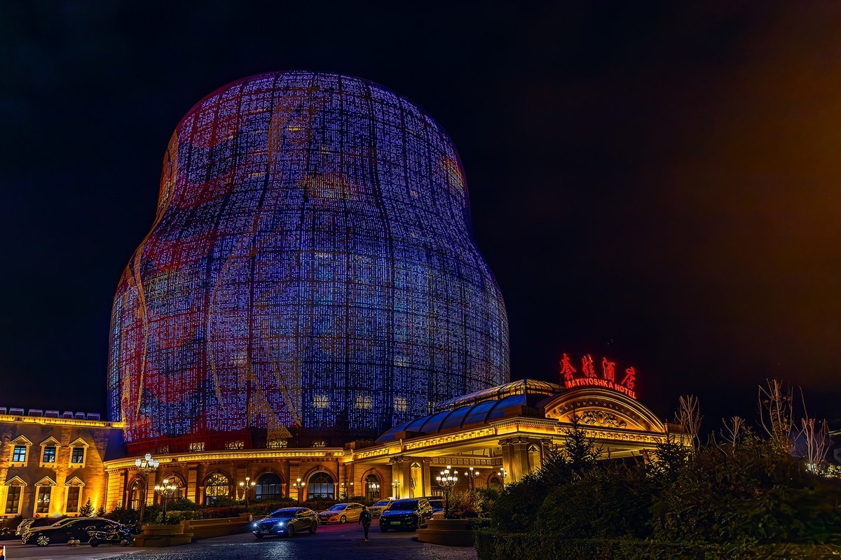 旅游记录 ：内蒙古 · 呼伦贝尔 · 满洲里 · 夜色满洲里