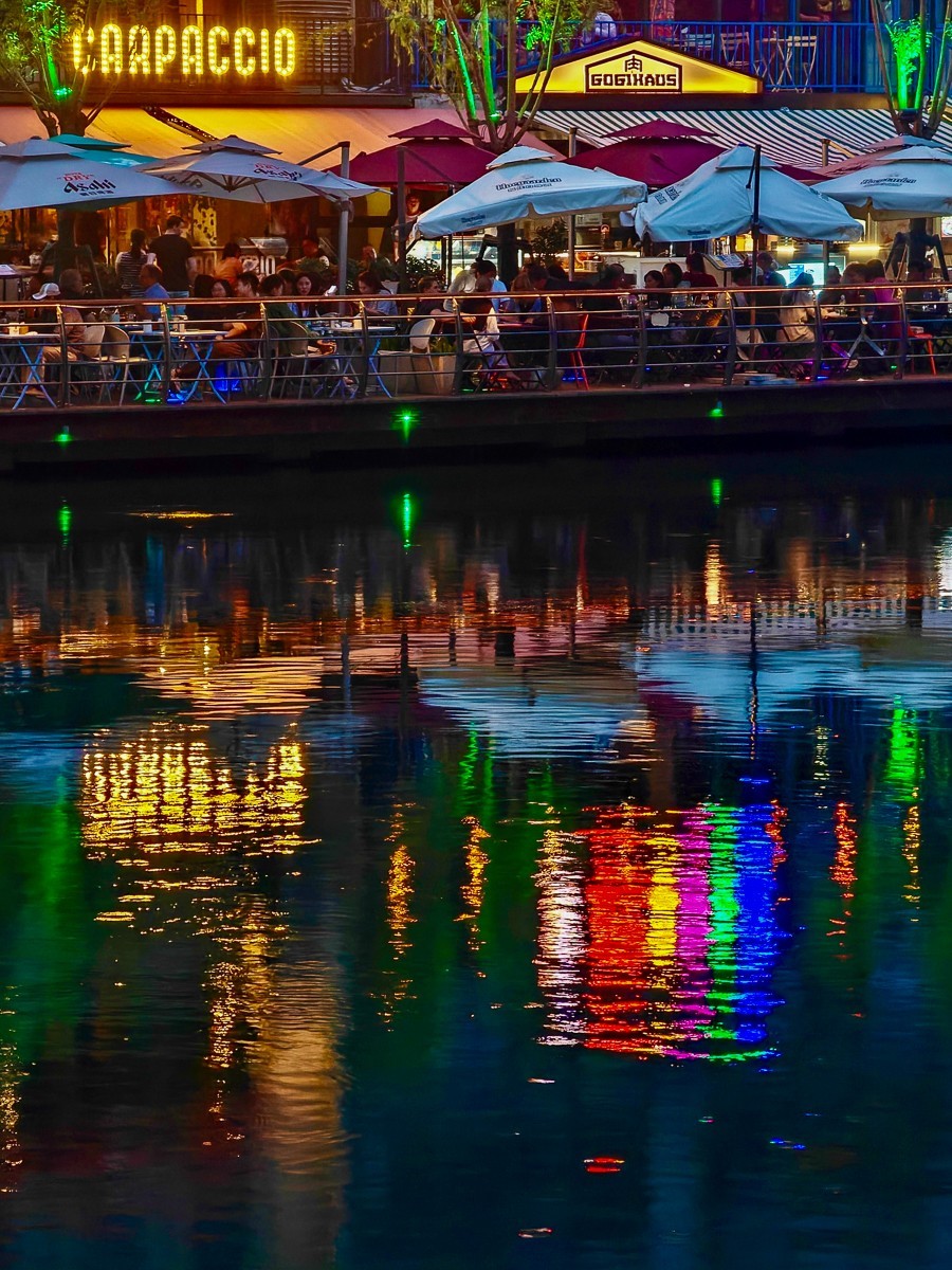 公园和夜景（手机拍摄）