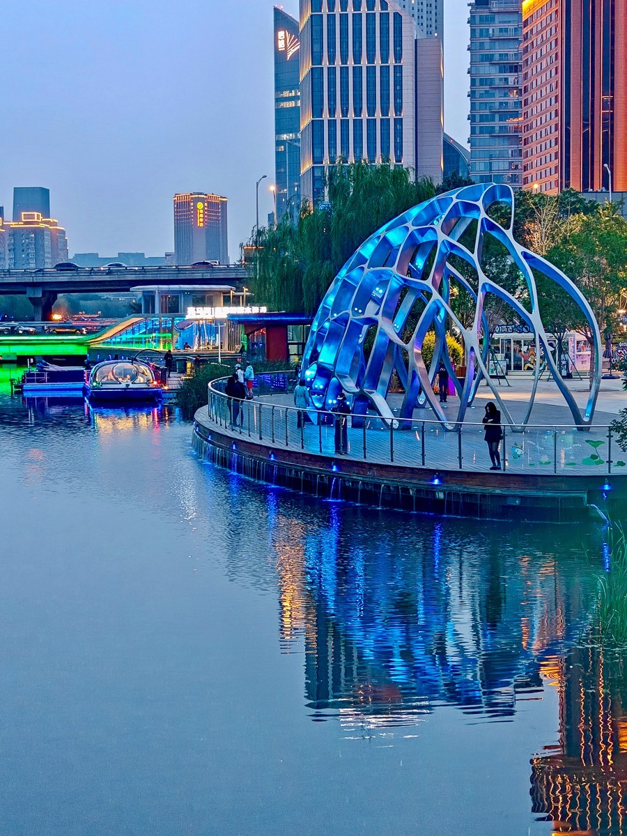 公园和夜景（手机拍摄）